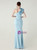 In Stock:Ship in 48 Hours Sky Blue Mermaid One Shoulder Beading Party Dress