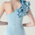 In Stock:Ship in 48 Hours Sky Blue Mermaid One Shoulder Beading Party Dress