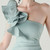 In Stock:Ship in 48 Hours Flattering Green Mermaid One Shoulder Beading Party Dress
