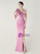 In Stock:Ship in 48 Hours Lavender Mermaid One Shoulder Beading Party Dress
