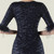 In Stock:Ship in 48 Hours Shinning Navy Blue Mermaid Sequins Short Sleeve Party Dress