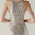 In Stock:Ship in 48 Hours Cute Silver Sequins Halter Beading Party Dress