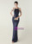 In Stock:Ship in 48 Hours Navy Blue Sequins Halter Beading Party Dress