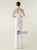 In Stock:Ship in 48 Hours Romantic White Sequins One Shoulder Beading Party Dress