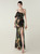 In Stock:Ship in 48 Hours Graceful Black Sequins One Shoulder Beading Party Dress