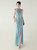 In Stock:Ship in 48 Hours Sky Blue Sequins Backless Beading Party Dress