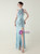 In Stock:Ship in 48 Hours Sky Blue Sequins Backless Beading Party Dress