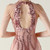 In Stock:Ship in 48 Hours Fairy Tale Pink Sequins Backless Beading Party Dress