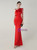 In Stock:Ship in 48 Hours Red Irregular Neck Beading Party Dress