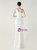 In Stock:Ship in 48 Hours Popular White One Shoulder Pleats Party Dress
