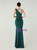In Stock:Ship in 48 Hours Best Dark Green One Shoulder Pleats Party Dress