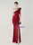 In Stock:Ship in 48 Hours Alluring Burgundy One Shoulder Pleats Party Dress