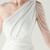 In Stock:Ship in 48 Hours White One Shoulder Pleats Beading Party Dess