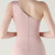 In Stock:Ship in 48 Hours Pink One Shoulder Pleats Beading Party Dess