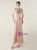 In Stock:Ship in 48 Hours Pink Sequins Halter Split Beading Party Dress