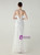 In Stock:Ship in 48 Hours White Sequins Tulle Feather Party Dress