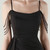 In Stock:Ship in 48 Hours Casual Black Straps Split Beading Party Dress