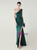 In Stock:Ship in 48 Hours Fabulous Green One Shoulder Pleats Split Party Dress