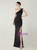 In Stock:Ship in 48 Hours Attractive Black One Shoulder Pleats Split Party Dress