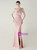 In Stock:Ship in 48 Hours Pink One Shoulder Pleats Split Party Dress