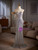 Silver Gray Crystal Mermaid Prom Dress