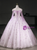 Pink Purple Tulle Off the Shoulder Pleats Quinceanera Dress