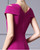 Purple V-neck Sleeveless Beading Mother Of The Bride Dress