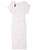 White Scoop Neck Split Mother Of The Bride Dress