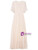 Simple Apricot Chiffon Pleats Beading Mother Of The Bride Dress
