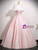 Simple Pink Satin Straps Prom Dress