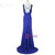 2017 Elegant Open Back With Shawl V-neck Beaded Chiffon Royal Blue