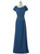 A-line Cap Sleeves Royal Blue 2017 Mother Of The Bride Dresses