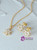 925 Sterling Silver Snowflake Earrings Necklace Set
