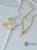 S925 Sterling Silver Heart Stud Necklace Set