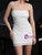 White Suspender Beaded Backless Evening Dress
