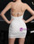 White Suspender Beaded Backless Evening Dress