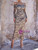 Mesh Printed Slim Long Evening Dress