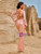 Long Sleeve V-neck Backless Long Sequined Dress