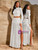 Split Mesh Top Long Skirt Two Piece Suit
