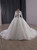 White Lace Long Sleeve Wedding Dress