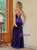 Solid Color Tight Slit Long Dress