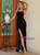 Sexy High Split Sequined Sling Dress