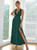 Sequined High-split Jumpsuit 
