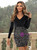 Slim-fit Sequined Stitching Tight Dress