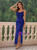 Women Sequins Party Slit Dress