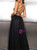 Mesh Sequined Suspender Evening Dress