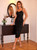 Black Sequins Straps Party Dress