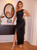 One-shoulder Irregular Sequined Fringed Dress