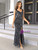 Black Mermaid Sequins Straps Party Dress