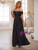 Black Sequins Off the Shoulder Party Dress